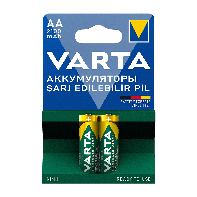 M0787-VARTA NI-MH 1.2V 2100 MAH HR6 AA ŞARZLIPİL KALEM PİL(TANE FİYATI)